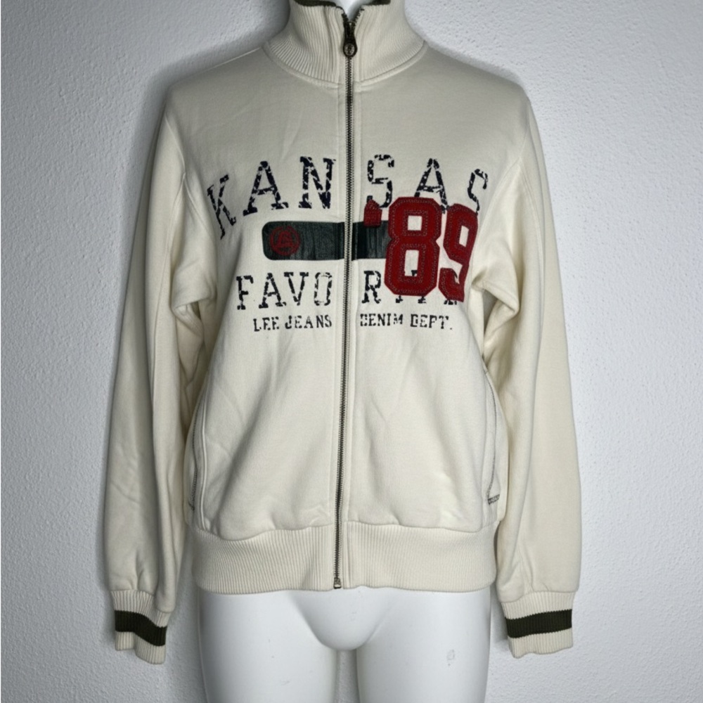 Lee Cream and Red Lightweight Jacket